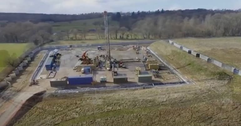 Horse Hill oil development site in Surrey
