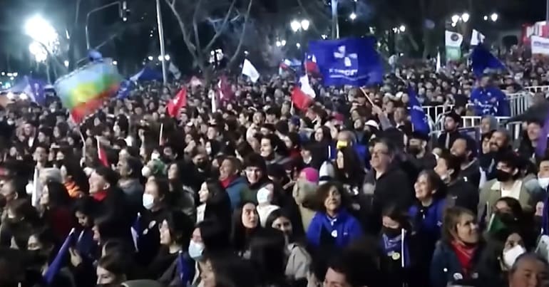 Rally for Chile constitution