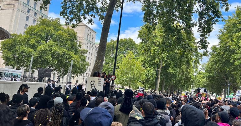 Justice for Chris Kaba protest 10 September 2022