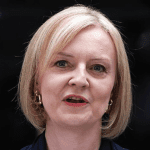Liz Truss' face