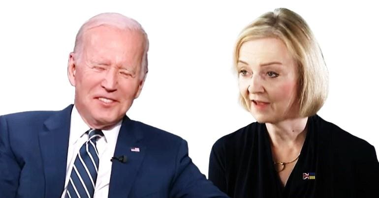 Joe Biden and Liz Truss