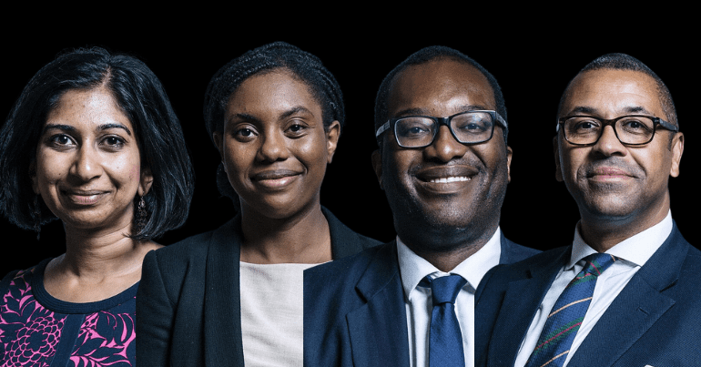 suella braverman, kemi badenoch, kwasi kwarteng, james cleverley