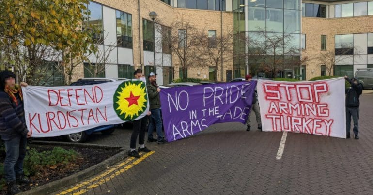 Demonstration at Boeing in Bristol