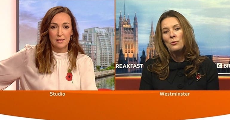 A Tory MP defending Gavin Williamson on the BBC