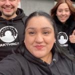 Breakthrough Party activists during a weekend of action