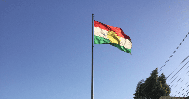 kurdistan freedom flag