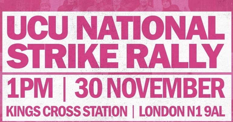 UCU strikes poster