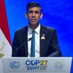 Rishi Sunak at COP27