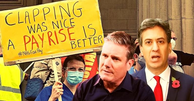 An NHS strike, Keir Starmer and Ed Miliband