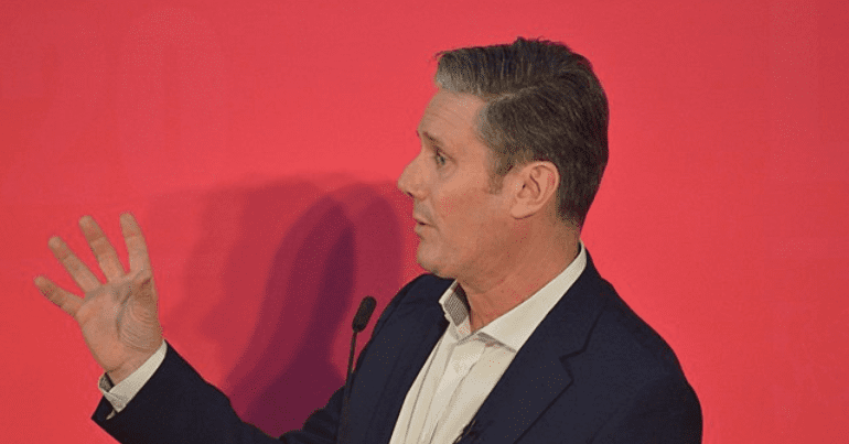 Keir Starmer in profile