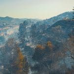 A picture of a wildfire in Catalonia in 2022