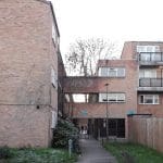 A social housing estate in London