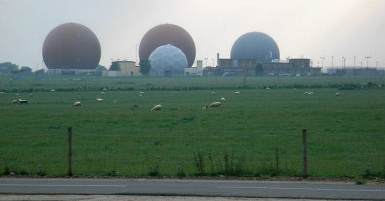 American spy base at RAF Croughton