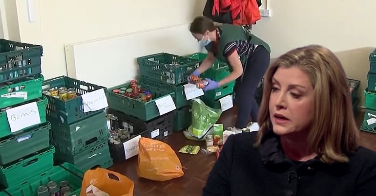 Foodbanks and Penny Mordaunt