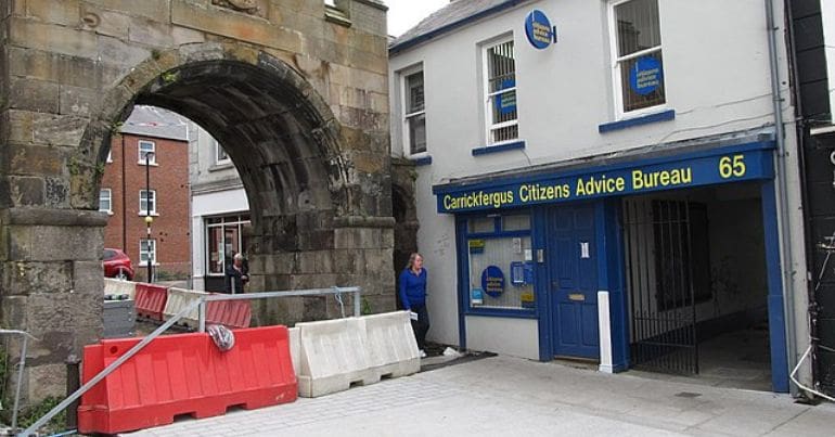 A CAB office in Carrickfergus