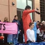 Bristol airport protest