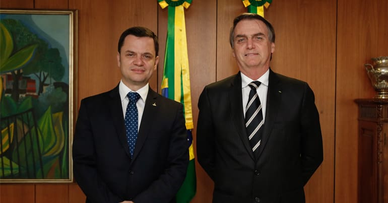Anderson Torress and Jair Bolsonaro