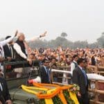 Modi travels in a heavily guarded vehicle, tax raids on BBC offices in India