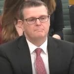 Simon Thompson from Royal Mail giving evidence to parliament, as trade unions like the CWU hit back at bosses while others don't