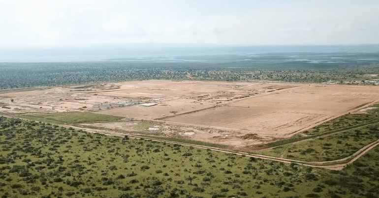 Land clearing for fossil fuel production as part of EACOP project