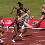 athletes racing
