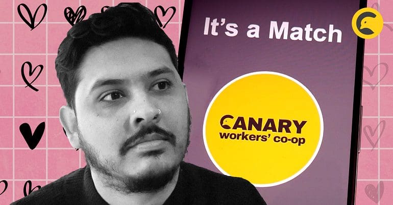 It's a match! The Canary Workers' Co-op on Valentine's Day