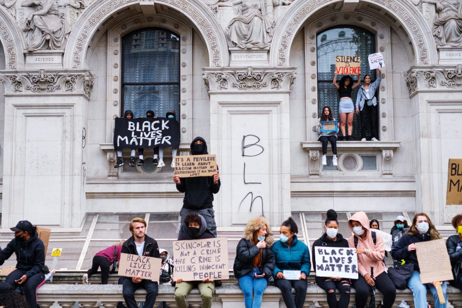 BLM protestors, anti-Blackness