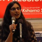 Council member Kshama Swant, who introduced the bill banning caste discrimination
