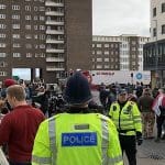 Anti-refugee protest by the far-right in Dover