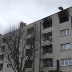 Maddocks House after the fire which has raised issues over housing in Tower Hamlets and across the UK