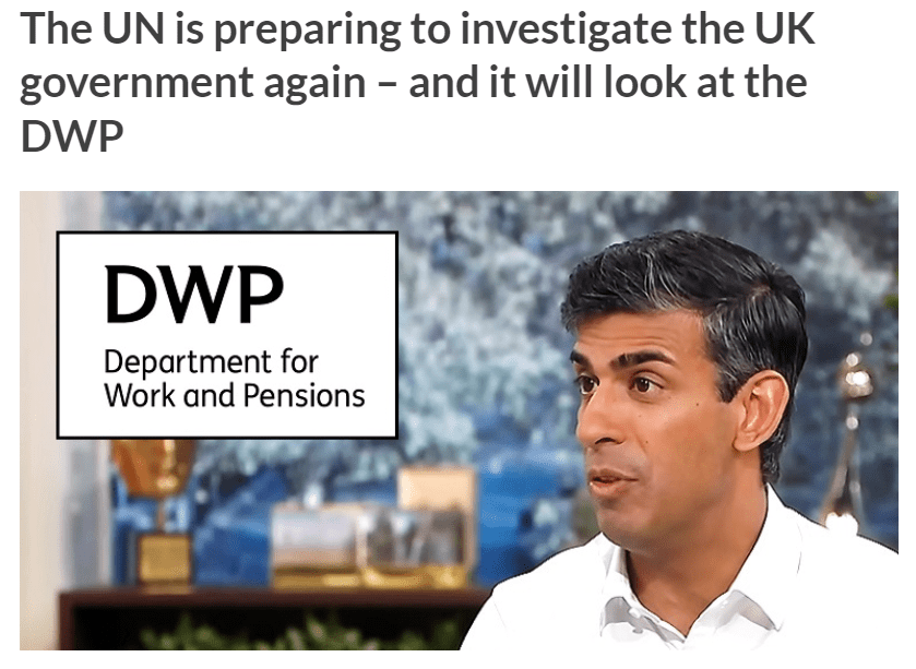 The Un is preparing to investigate the UK government again Universal Credit, Department for Work and Pensions, Benefits 