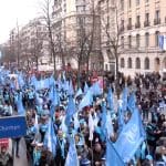 Strikes and protests take place across France against pension reforms