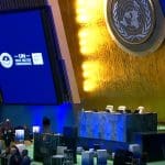 Opening ceremony of the UN 2023 Water Conference, which for the first time in nearly 50 years will provide a high-level discussion on water scarcity