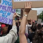 women protest against misogyny