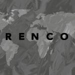 Perenco logo overlaid on a map of the world, with an oil spill pattern stretching across the image.