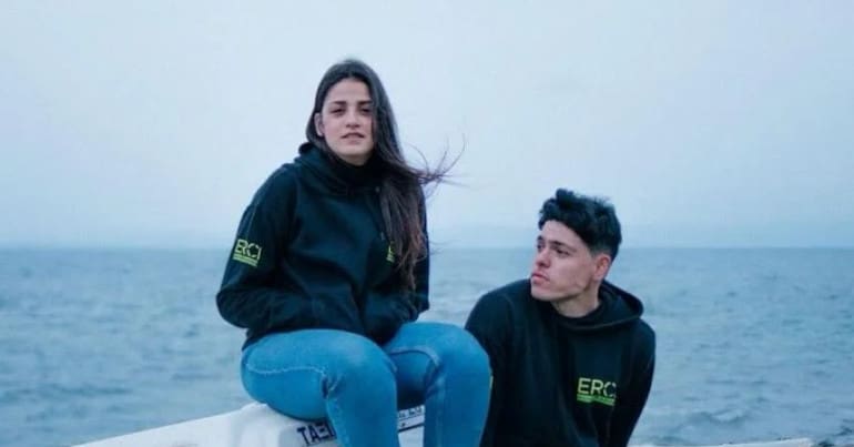 Sara Mardini and Sean Binder who were saving refugees lives off the coast of Greece