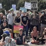 Bibby Stockholm protesters were out in Cornwall supporting refugees and not Tories