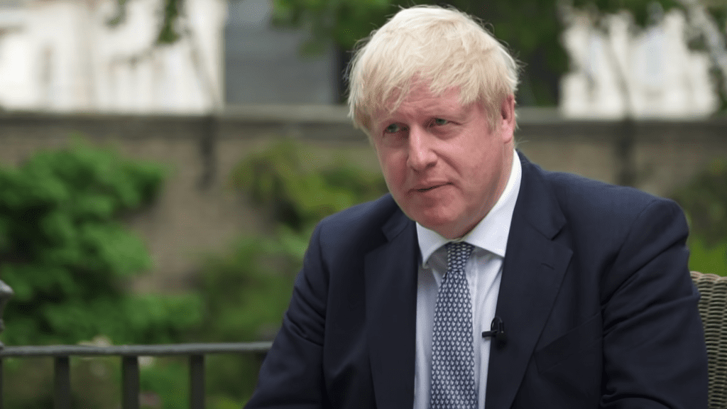 Boris Johnson discusses partygate