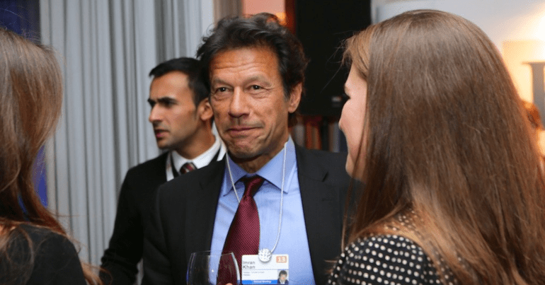 Imran Khan, chairman of the Pakistan Tehreek-e-Insaf party, was placed under arrest by the military