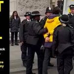 Not My Bill flyer about the Public Order Act protest Republic is part of