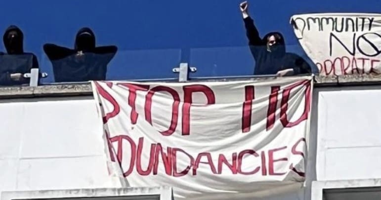 University of Brighton protest over redundancies