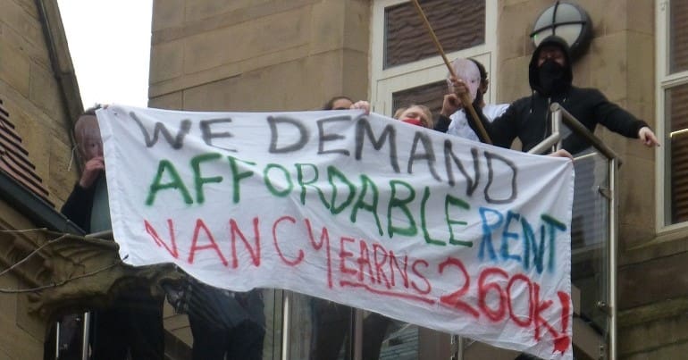 UoM students occupying the university