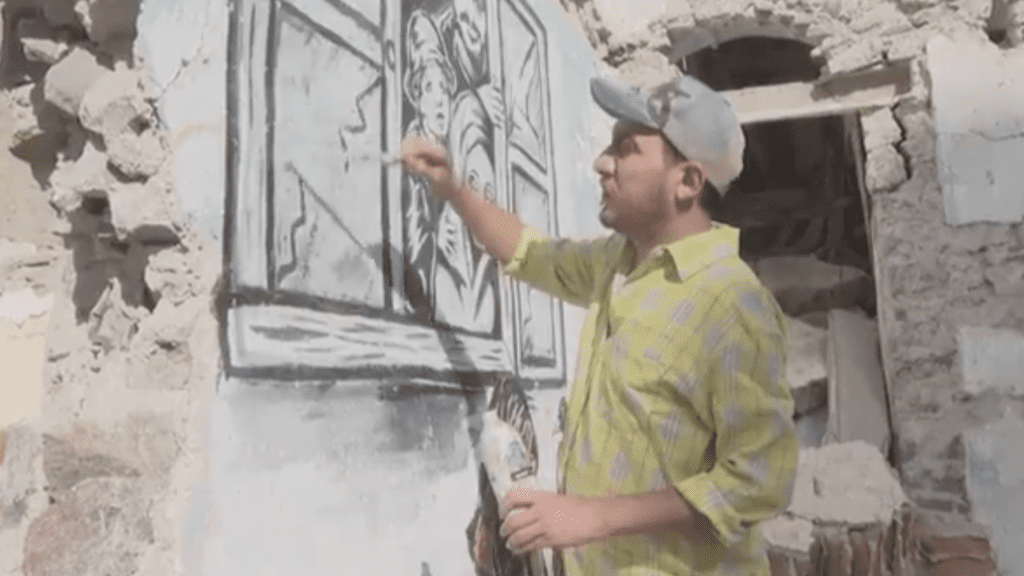 Alaa Rubil, an artist in Yemen