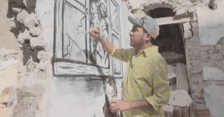 Alaa Rubil, an artist in Yemen