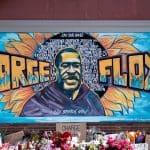 Mural of George Floyd