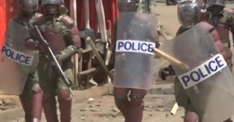 Kenya police, which many human rights organisations have called attention to