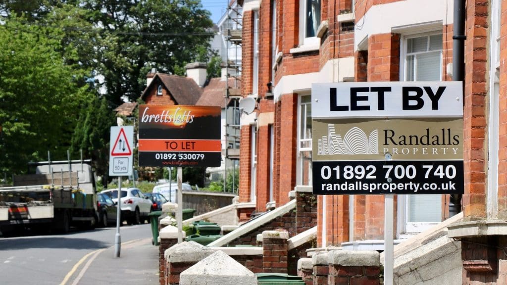 An image of renters reform bill rental signs tenants