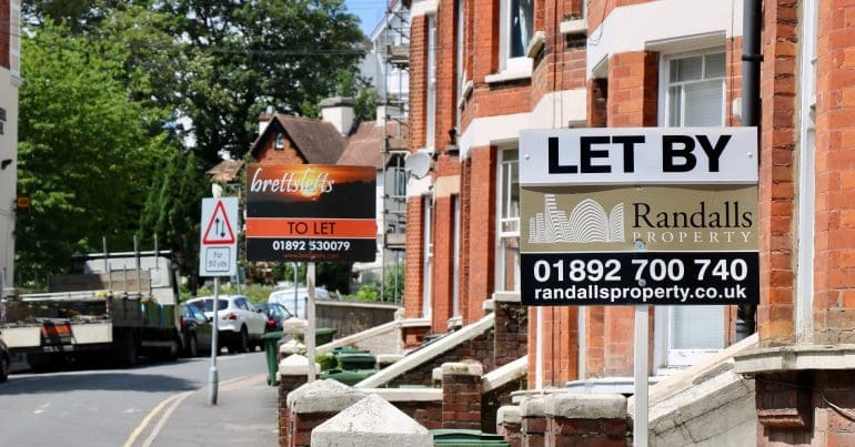 An image of renters reform bill rental signs tenants