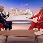 Gove and Kuenssberg discussing partygate