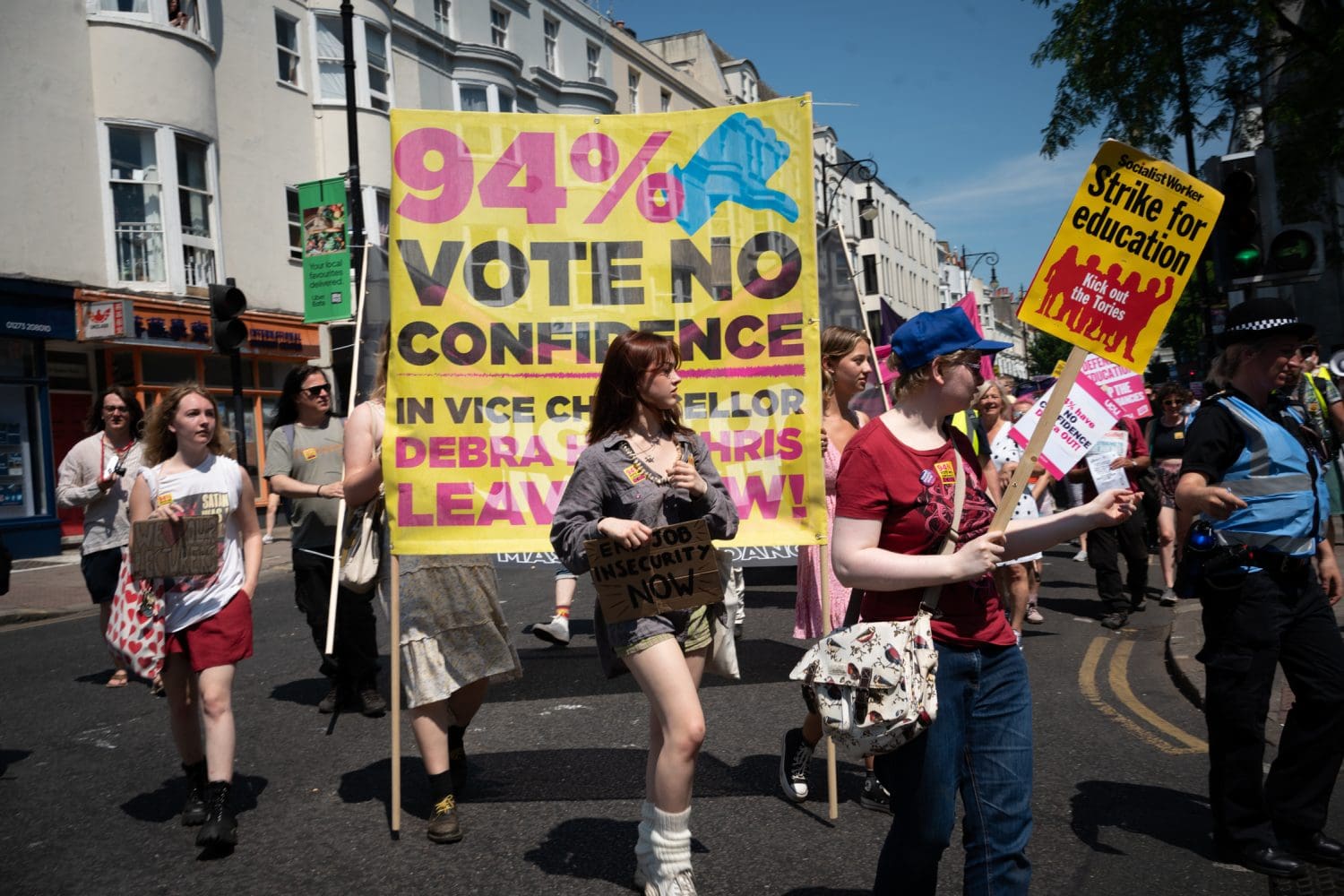 Brighton University Stop the Redundancies March